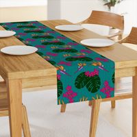 Bohemian Tropical Paradise Teal