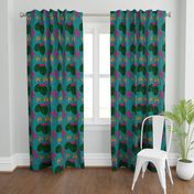 Bohemian Tropical Paradise Teal