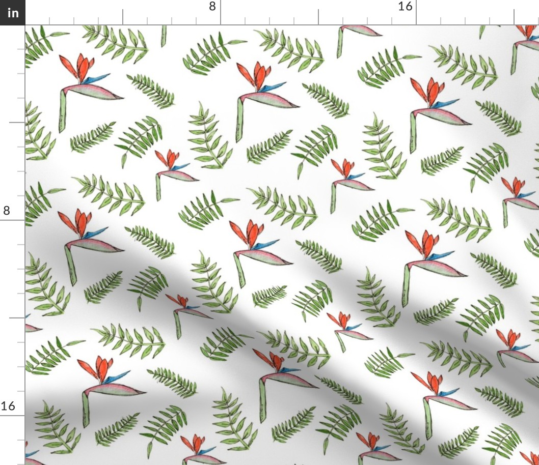 Birds of Pardise Repeating Pattern