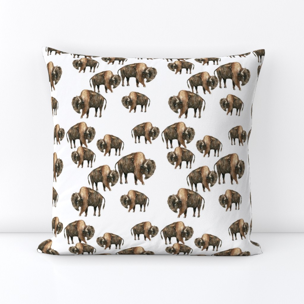 Bison Herd - Smaller Scale