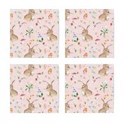 Cottontail Bunny Floral (blush) MED