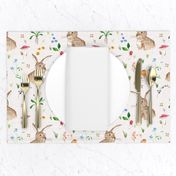 Cottontail bunny Floral (cream) MED