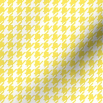 Happy Yellow Houndstooth