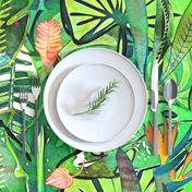 Boho Tropical bird of paradise Jumbo