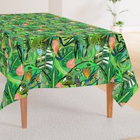 Boho Tropical bird of paradise Jumbo