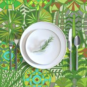 Leafy Bohemian Tropical