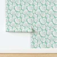 Palm monstera pattern