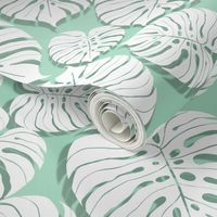 Palm monstera pattern