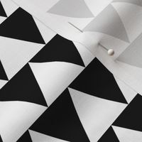 Triangles - black and white - medium