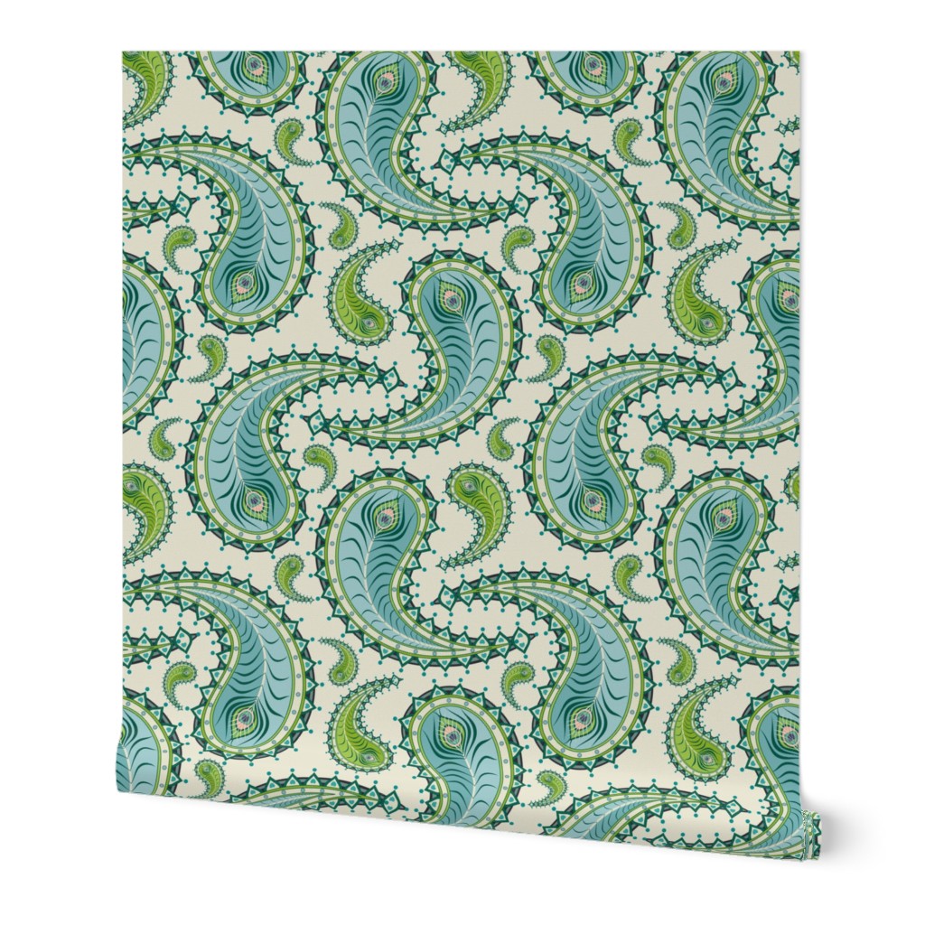 Peacock Feather Paisley