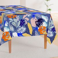 L - Tropical Foliage - 2. Blue Boho 