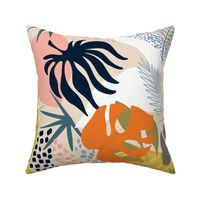 Tropical foliage - Natural Retro Boho - L 