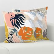 Tropical foliage - Natural Retro Boho - L 