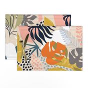 Tropical foliage - Natural Retro Boho - L 