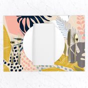 Tropical foliage - Natural Retro Boho - L 