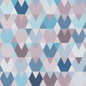 Mauve Blue Geometry I