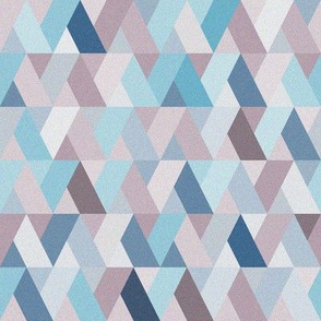 Mauve Blue Geometry V