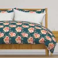 Beatrice Floral Teal