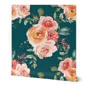 Beatrice Floral Teal