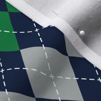 Argyle - green, grey, navy - LAD19