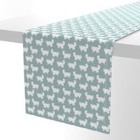 persian cat fabric - white cat fabric, fluffy white cat fabric, persian cats - cute cat, cats, -  blue