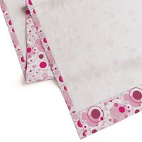 Pretty in Pink Circles on White