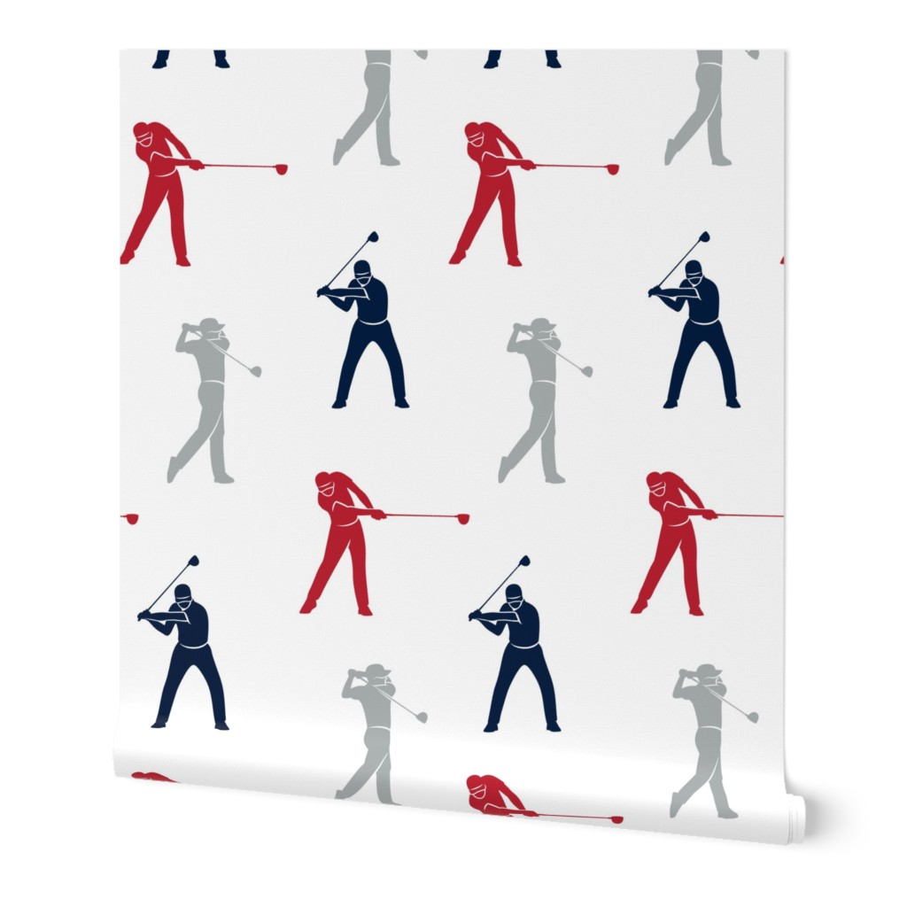 golfers - navy, grey , red muticolored - LAD19