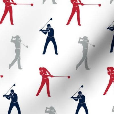 golfers - navy, grey , red muticolored - LAD19