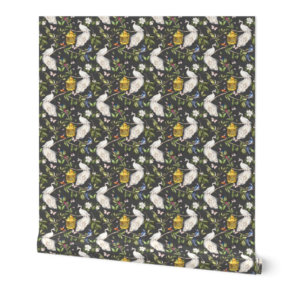 Chinoiserie- Gray- Small Scale