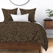 ★ ZEBRA OR TIGER ? ★ Light Brown – Large Scale - Horizontal / Collection : Wild Stripes – Punk Rock Animal Prints 2