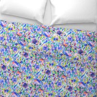 maximal floral vibrant large scale