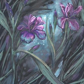 Forever Twilight Light Lavender//Moody Floral//Kim Marshall 