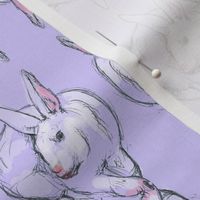 Purple Bunny Doodle