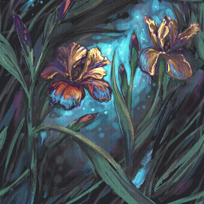 Forever Twilight Golden Iris//Moody Floral//Kim Marshall