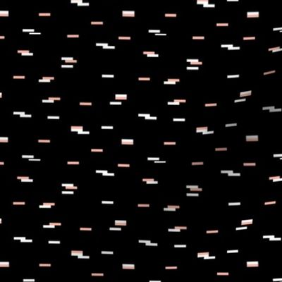 Minimal rain drops confetti nineties revival retro geometric print soft peach