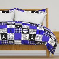 Basketball//Miners - Wholecloth Cheater Quilt