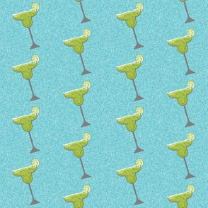 margarita fabric - margarita drinks, margarita drink, cocktails, cocktail -  blue