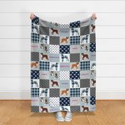 Boxer Dog Quilt design