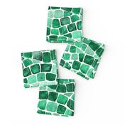 emerald green mosaic