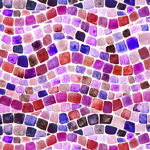 pink and lilac mosaic