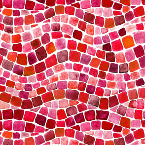 red mosaic 