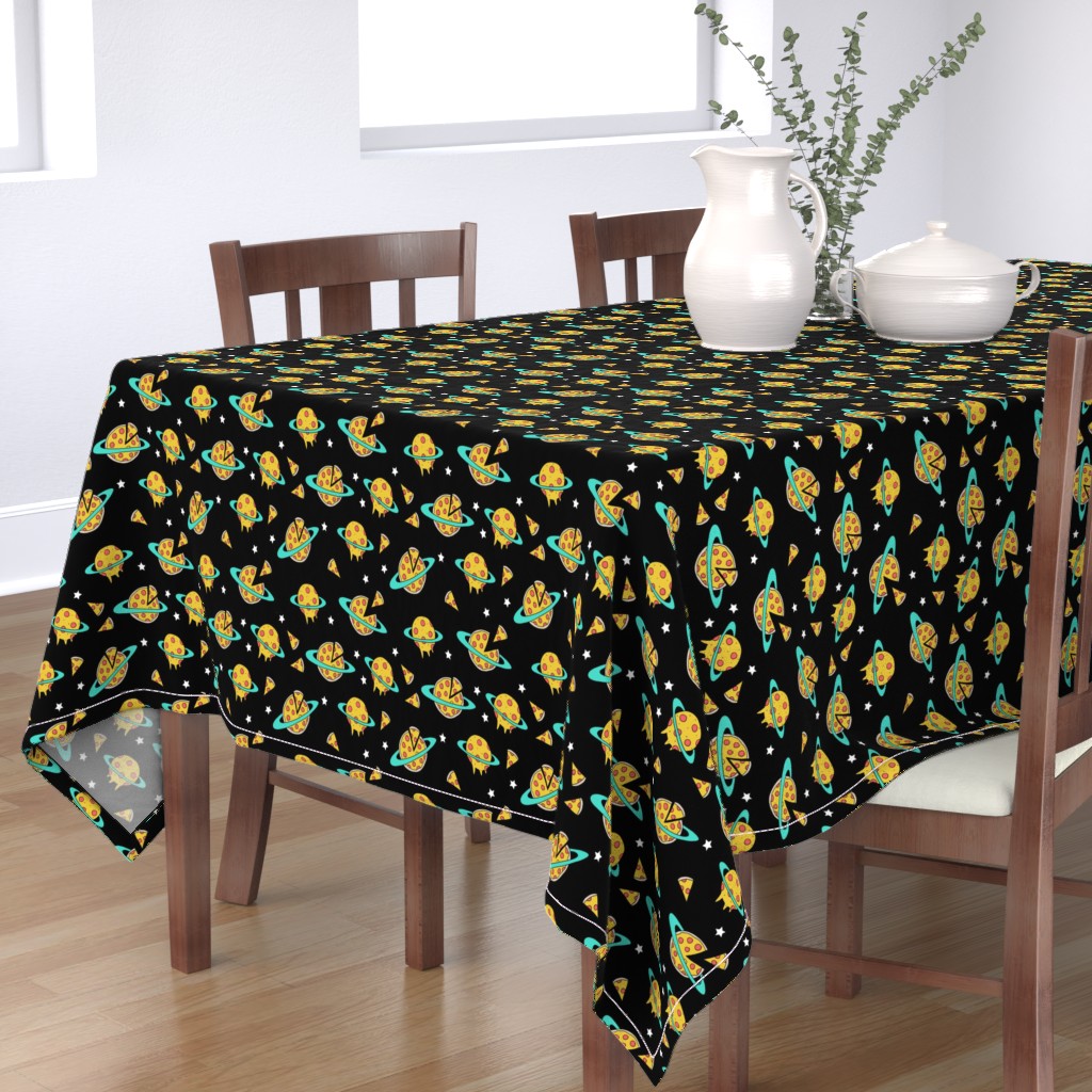 pizza planet fabric - Rectangular Tablecloth | Spoonflower