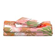 Tropical Foliage - Boho Pink and Solar Orange - L