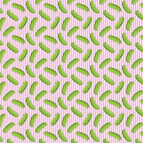 (micro scale) pickles - pink stripes C19BS
