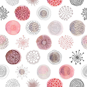 Circles texture seamless pattern
