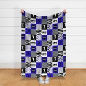 Volleyball//Miners - Wholecloth Cheater Quilt