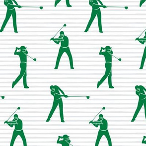 golfers - green on stripes - LAD19