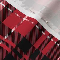 red and black fall plaid - golf wholecloth coordinate - LAD19