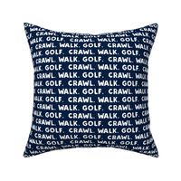 crawl walk golf - navy - LAD19