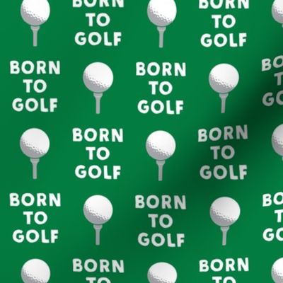 Born to Golf - Golf Tee Green - LAD19